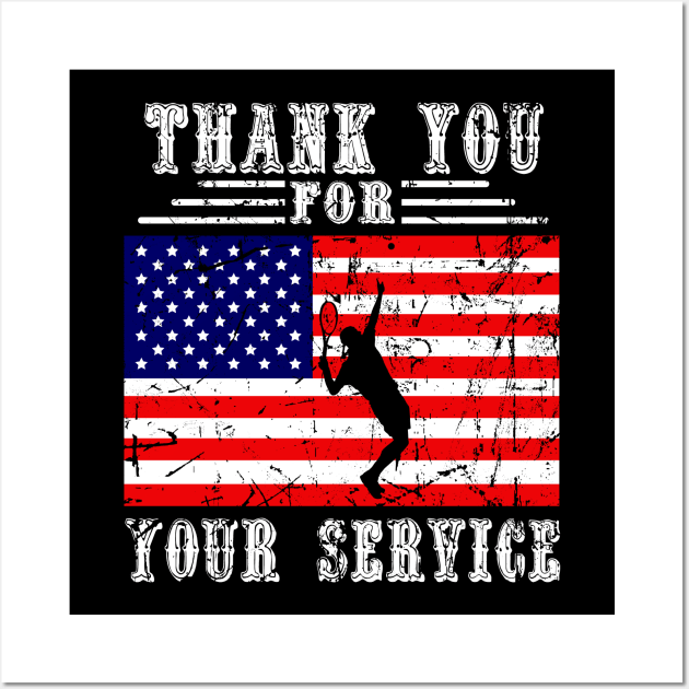 veterans day thank you for your service Wall Art by Barnard